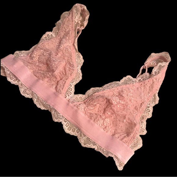🛍️Victoria’s Secret Very Sexy Pink Floral Lace Bralette - Picture 3 of 7